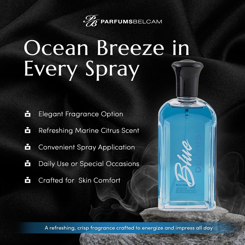 PB ParfumsBelcam Blue Depths Eau de Toilette Fragrance Spray -