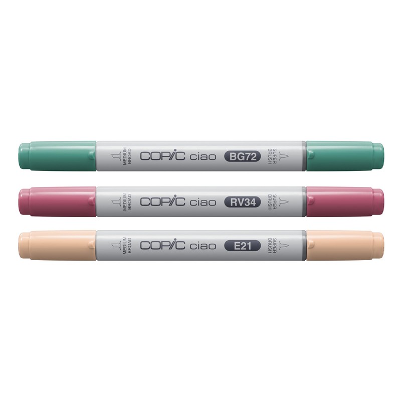 Copic Ciao Layer & Mix Vibrant Palette Marker Set with