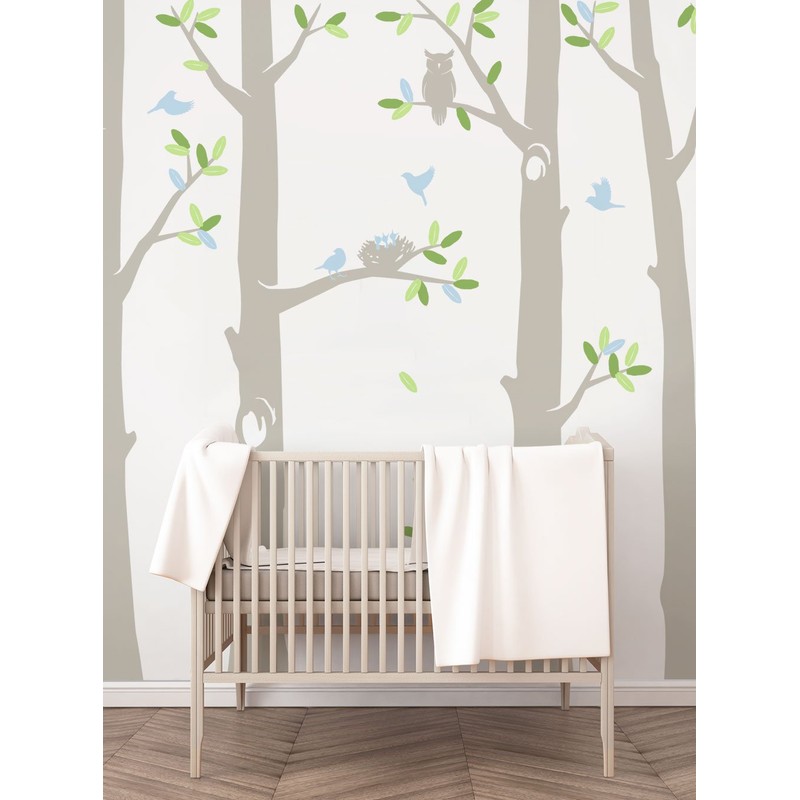 Simple Shapes Scheme A, 108" H - Nature Tree Scene