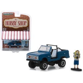 Greenlight 1967 Ford Bronco w/ Figure 1:64 Model - Hobby Shop Series 6 Greenlight 97060B*