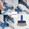 DEWEPRO Bucket Scraper - Flexible Putty Spatula 160mm - Rustproof