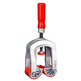 IQ-Tools Edge Clamp Small (Red, 10-48 mm Thickness, Clamp for Clamping, Fixing Workpiece Edges, Edge Clamp, Craftsman Accessories) PWE0071