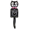 Kit Cat Klock Limited Hot Pink Bow Crystals Jeweled Clock