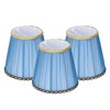 3PCS Cloth Lamp Shade E14 ClipOn Lampshade for Candle Chandelier