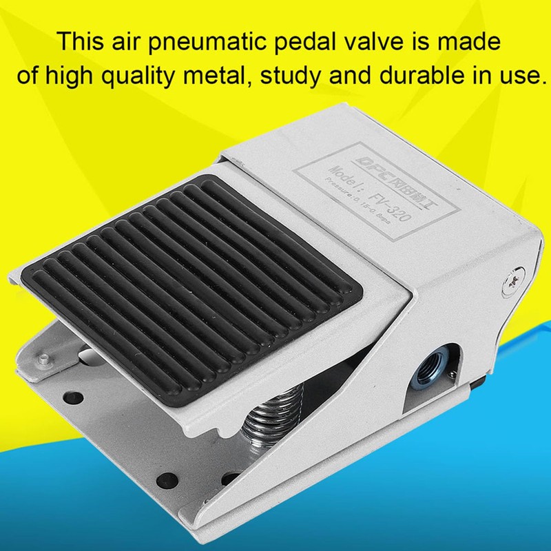 G1/4 Pneumatic Foot Pedal Switch Valve,3 Way 2 Position Air