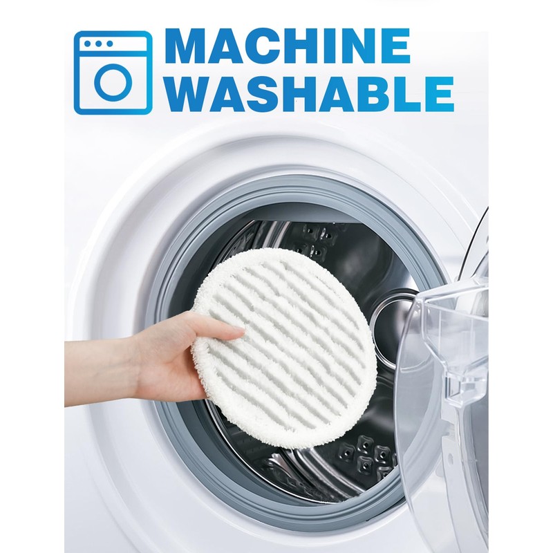 Mellbree Replacement Steam Mop Pads Compatible with Shark S6002UK 6Pcs,