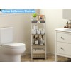 keomaisyto 4-Tier Elegant Ladder Shelf, Bathroom Storage Shelf, Ladder Bookshelf