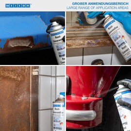 WEICON Rust converter, 400 ml, stops corrosion, neutralises rust, indoor and outdoor use.