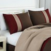 Chezmoi Collection Napa 7-Piece Luxury Leaves Scroll Embroidery Bedding Comforter