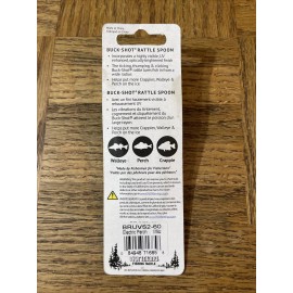 Northland Tackle Buck Shot Rattle Spoon Hook 1/16-Brand New-SHIPS SAME BUS DAY