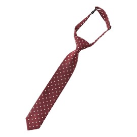 Com Size 98-85NC11-202 Square Dot Necktie, red (bordeaux)