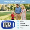 OZO Fitness Clip-on 3D Pedometer for Walking Steps Counter with