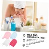 Outanaya 4Pcs Makeup Remover Gloves Portable Facial Cleansing Mitts for