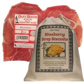 Country Ham and Biscuits (Blueberry Biscuits)