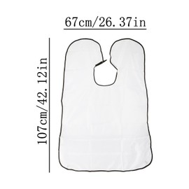 GroveEss Shaving Bib Beard Bib,Beard Catcher Apron with 2 Suction Cups,Beard Trimming Hair Clipping Accessories Grooming Cloth Gift for Men Father Husband