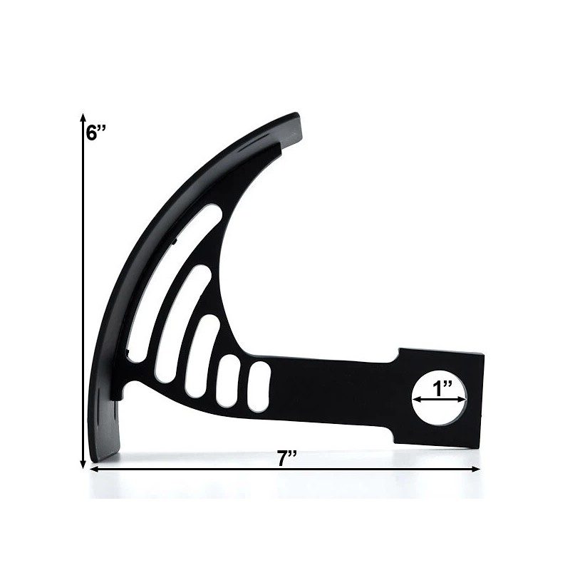 Krator License Plate Holder BLK For Buell Lighting XB9SX XB12S