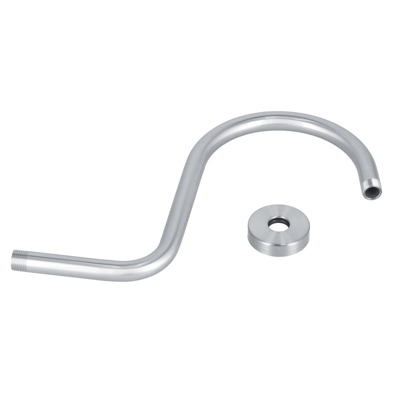 Shower Arm S Shape Gooseneck Stainless Steel Shower Head Extension