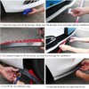 WeFoonLo Universal Car Front Bumper Spoiler Rubber Sticker Lip Splitter