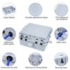 Large Outdoor Electrical Box Waterproof, IP54 Extension Cord Cover Weatherproof