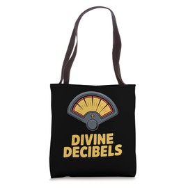 Divine Decibels Worship Drummer Christian Art Tote Bag