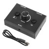Hcskoss Audio Selector 3.5mm Earphone Splitter Audio Mixer Volume Controller