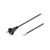 Goobay 58913 Cavo di Collegamento Universale per Aspirapolvere, Nero, 7.5m