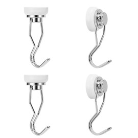 THCMAG Magnetic Hook, Super Strong, Neodymium Magnet, Vertical Load Capacity: 44.1 lbs (20 kg), Diameter 1.0 inches (25 mm), 360 Degree Rotation, 180 Degree Inversion, Stainless Steel, Rustproof,