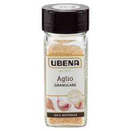UBENA, Aglio Granulare, Ideale per Antipasti, Insalate, Salse e Marinature, Formato Vasetto da 52 gr