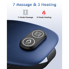 Heated Eye Mask with Massager, Cordless Silk Heating Eye Mask for Dry Eyes, Electric Warm Eye Compress for Sleep, Stye, Eyestrain, Washable Eye Heating Pad for Travel, Office, Home, Rechargeable, Blue