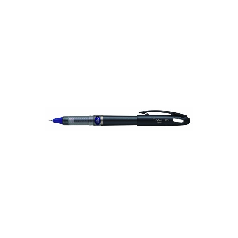 Pentel 0.5 mm Energel Tradio Pen - Black/Blue (Pack of