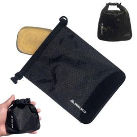 SWAGGEAR Soap Case, Quick Dry Soap Case, Portable, Compact, Soap Holder, Carabiner, 5.1 x 6.7 inches (13 x 17 cm)