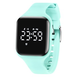 Kids Digital Fitness Tracker Watch for 5-12 Years Old Boys Girls - Alarm Clock, Stopwatch, Step Counter, Sports, No App, Waterproof - Gift for Teens