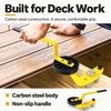 Deck Straightening Tool for Board Alignment – Metal Warping Fixer