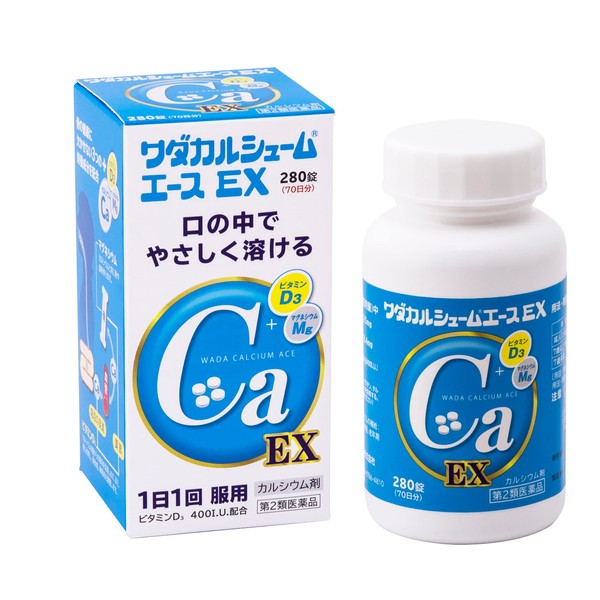 Goods Of Japan Wada Calcium Pharmaceutical Wada Calcium Ace EX 280 Tablets