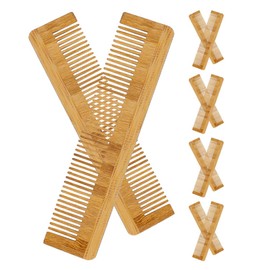 Healvian Hair Combs Set 10pcs Bamboo Combs Wide Toothed for Women Curly Hair Styling Hairdressing Tool Travel