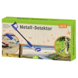 moses. Expedition Natur stabiler Metall Detektor, mit Signalton und rotem LED-Licht, ideal für die Outdoor-Schatzsuche, für Kinder ab 8 Jahren