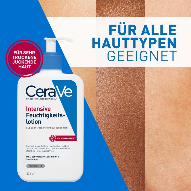 CeraVe Intensive Moisturising Lotion, Intensive Moisturising and Itche-Reducing, For Very