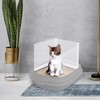 6 Pcs Cat Litter Box Splash Guard Pee Shields -