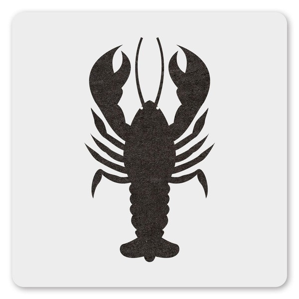 MAGJUCHE Lobster Stencil 12 Inches, Reusable Lobster Stencil for Painting