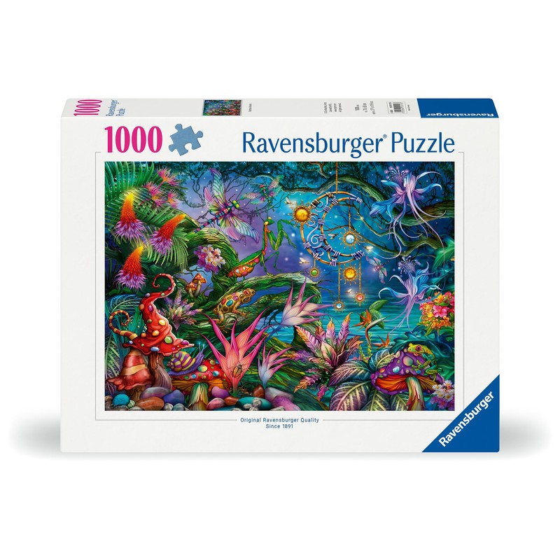 Ravensburger Rainbow Reverie 1000 Piece Jigsaw Puzzle | Enchanted Garden