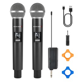 Handheld Wireless Microphones for Karaoke Singing with 500 FT Reception