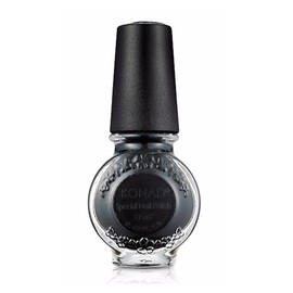 Konad Nail Art Stamping Polish 11ml/ 0.37fl oz (S25 Black)