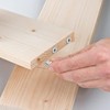 XTUDOU® Pack of 32 Wooden Dowels Centring Tips, Solid Dowel