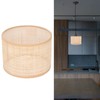 Rattan Lamp Shade Replacement Woven Basket Chandelier Vintage Hanging Table