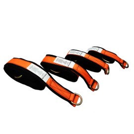 Frontline MPS06 Premium Cross Arm Strap with Reinforced Webbing 6 ' | Beam Anchorage Straps | D-Ring at Both Ends | ANSI & OSHA Compliant | High-Tenacity Polyester Webbing and Alloy Steel D-Ring