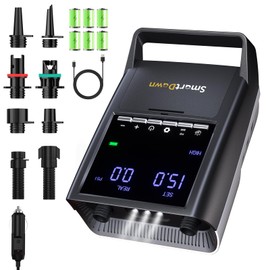 13500mAh Rechargeable Paddle Board Pump, 2025 Portable SUP Air Pump with Dual Stage Inflation, Up to 20 PSI, 30% Faster with Auto Shut-Off, Ideal for Paddle Boards, Kayaks, Boats, and Tents