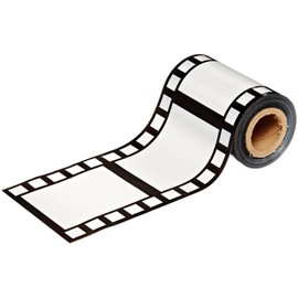 Filmstrip Poly Decorating Material Party Accessory 3-Inch by 50-Feet (12-Pack)