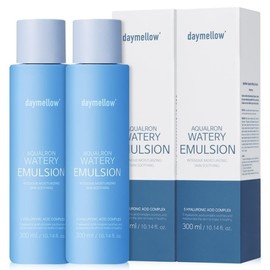 Daymellow 데이멜로우 아쿠알론 워터리 대용량 에멀전 로션 300ml 2개 Daymellow Aqualon Watery Large Capacity Emulsion Lotion 300ml 2-Pack