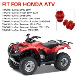 Drum Brake Adjusting Hole Plug 2 PCS for Honda TRX200 TRX250 TRX300 TRX350 TRX400 TRX450 TRX500 TRX650 FourTrax Recon Rancher Foreman Rubicon （OEM# 44602-HM5-A10 44602-HC4-000）