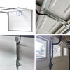 Magisale Garage Door Parts Bracket Adjustable Reinforcement Bracket, Carbon Steel